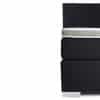 Boxspring met TV-lift BIG box zwart vooraanzicht