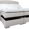 Elektrische Boxspring Luxury Valencia beige uitgeklapt vooraanzicht