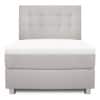 Eenpersoons boxspring XXL Modern beige vooraanzicht