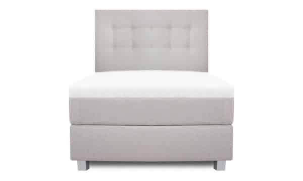 Eenpersoons boxspring XXL Modern beige vooraanzicht