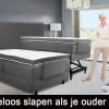 hoog laag boxspring bed antraciet