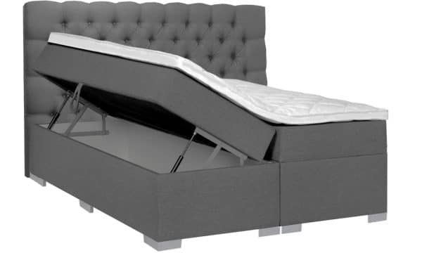 boxspring met opbergruimte Romantic grijs