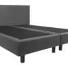 Boxspring zonder matras hoofbord vlak zij- en vooraanzicht