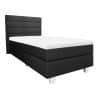 Boxspring 1 persoons Nordic zij- en vooraanzicht