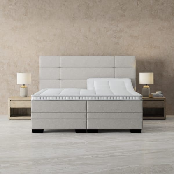 Elektrische Boxspring Monaco vooraanzicht