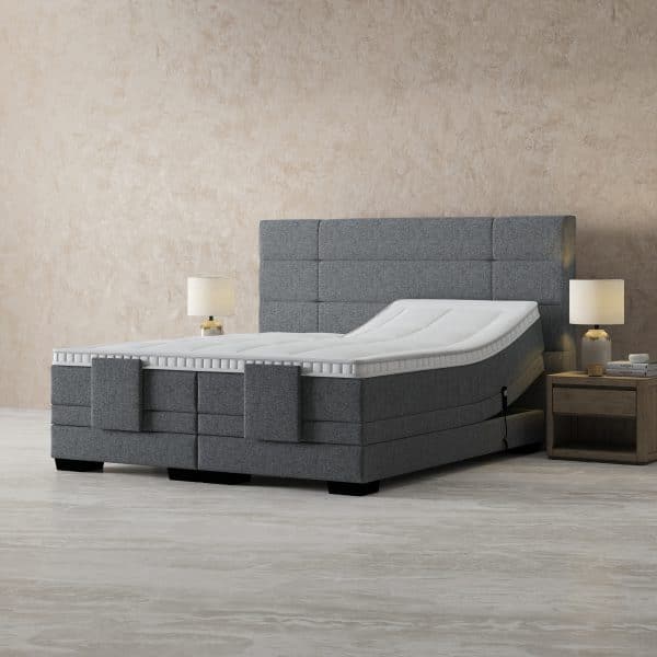 Elektrische boxspring luxury monaco met rem antraciet