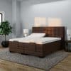 Elektrisch Boxspring Luxury Lissabon met rem bruin