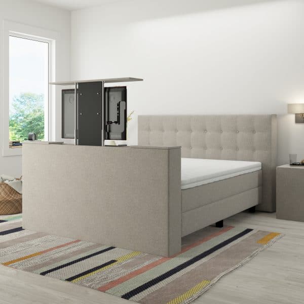 Boxspring Luxury Lissabon met TV-lift Beige