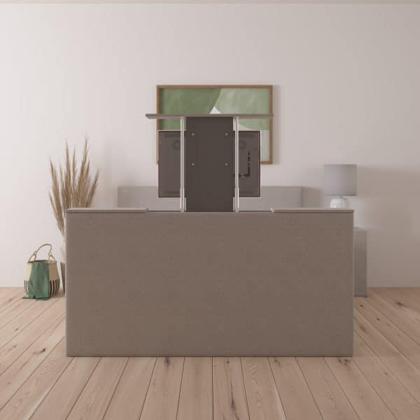 Boxspring BIG met TV-lift vooraanzicht