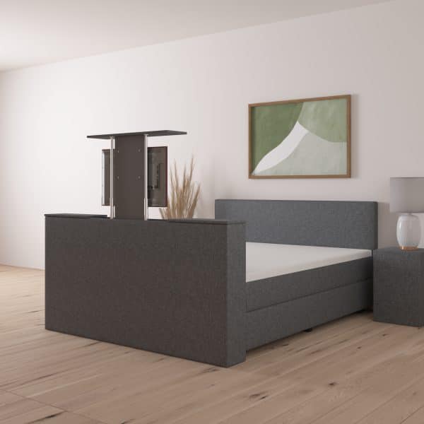 Boxspring BIG met TV-lift Antraciet