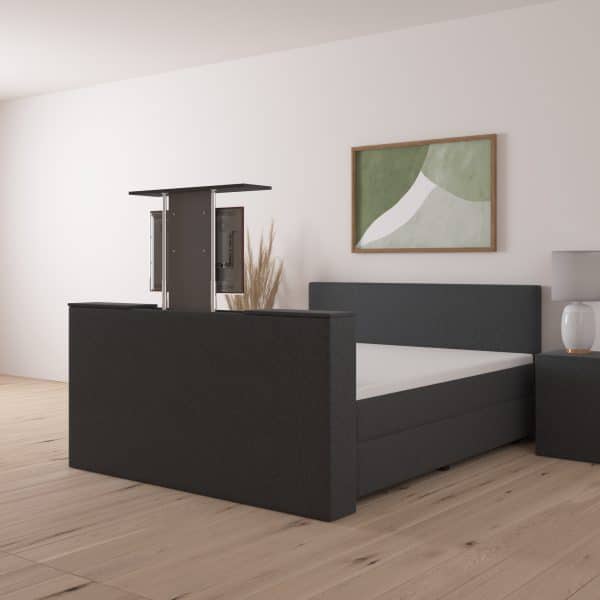 Boxspring BIG met TV-lift Zwart