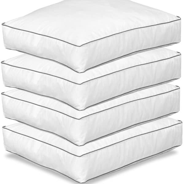 4x Boxkussen zijkant