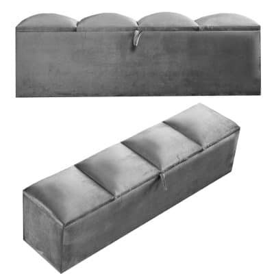 Dekenkist mondriaan zij- en bovenaanzicht