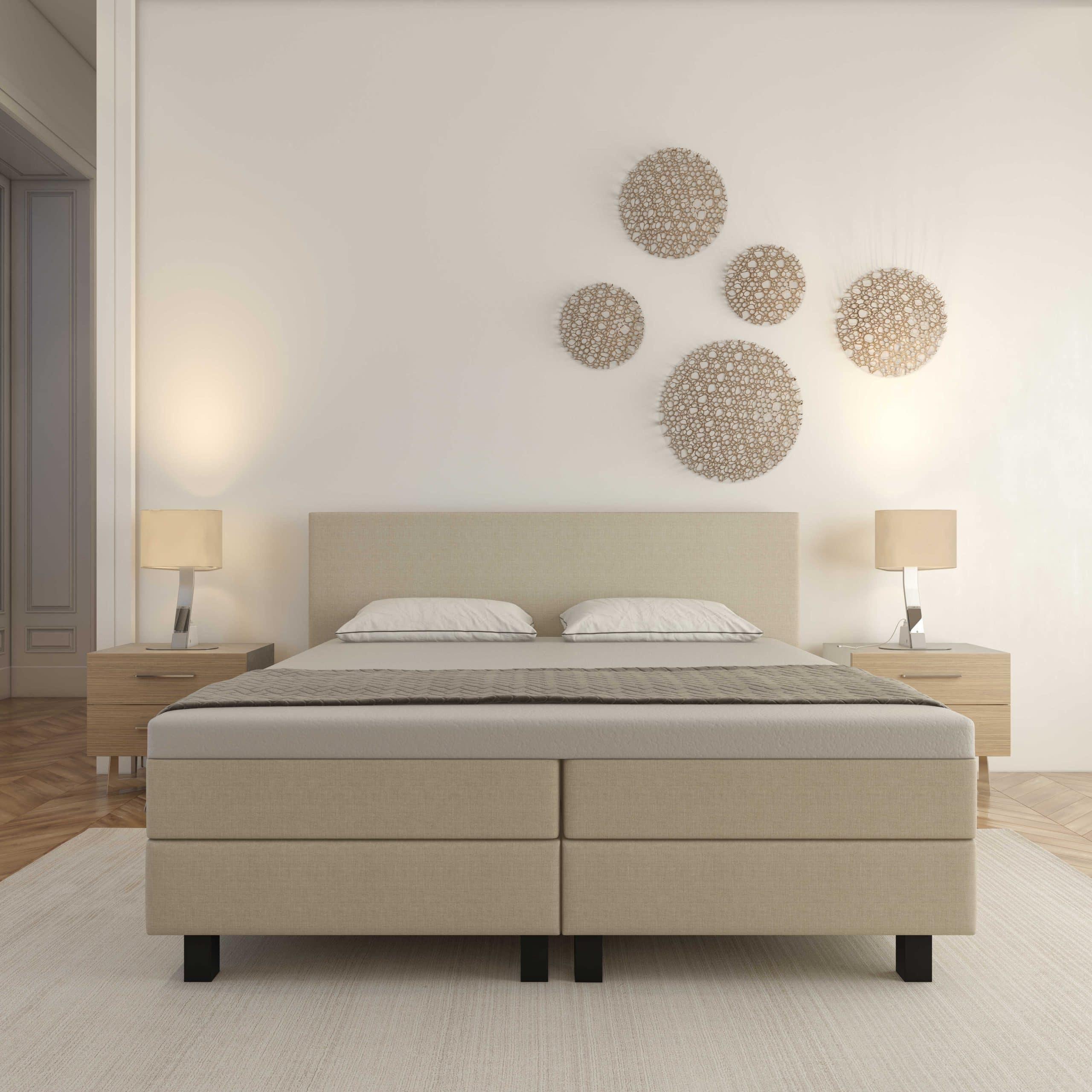 Boxspring_Luxury_Geneve_voorkant Boxspring Luxury Geneve vooraanzicht