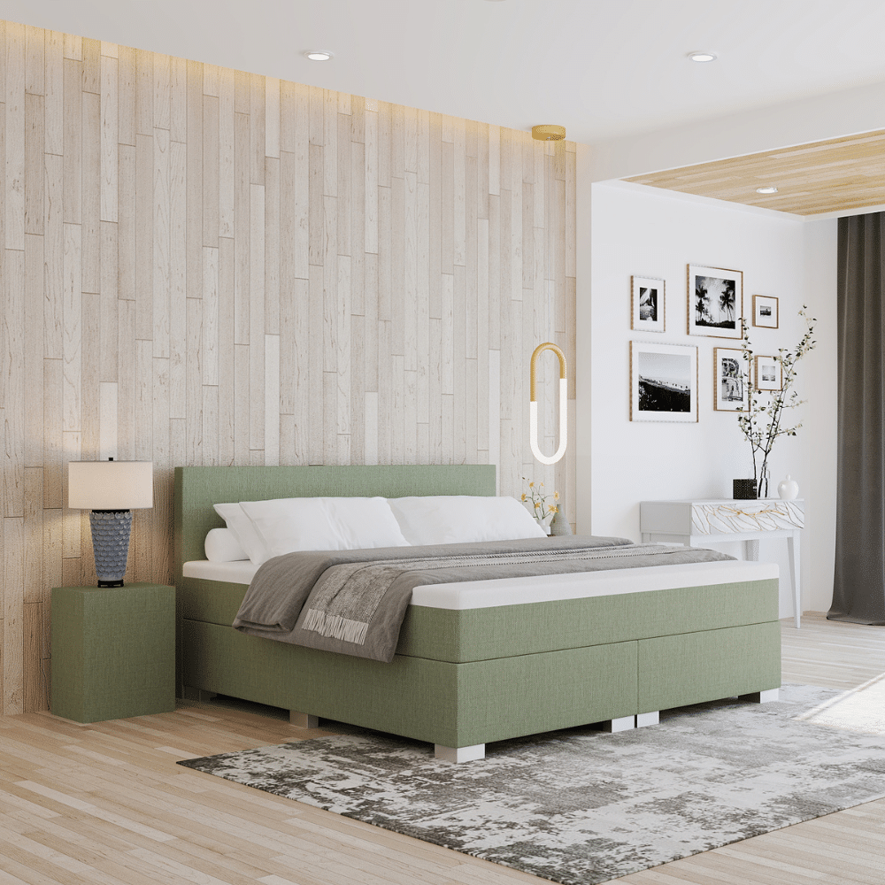BIG Boxspring Olijfgroen