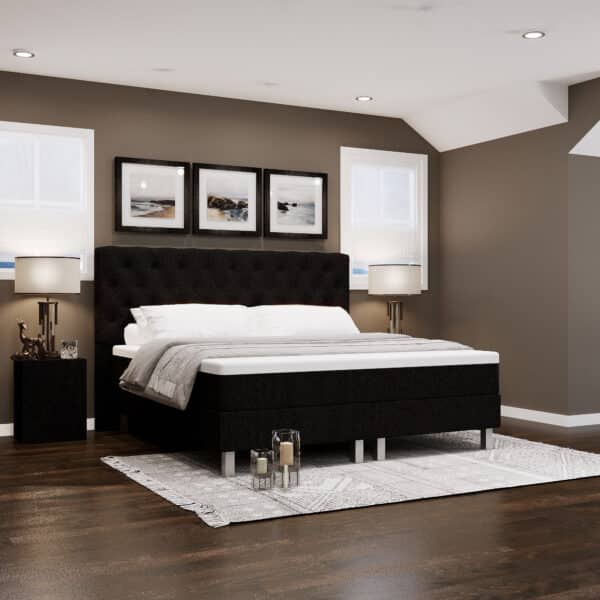 Boxspring XXL Romantic Zwart