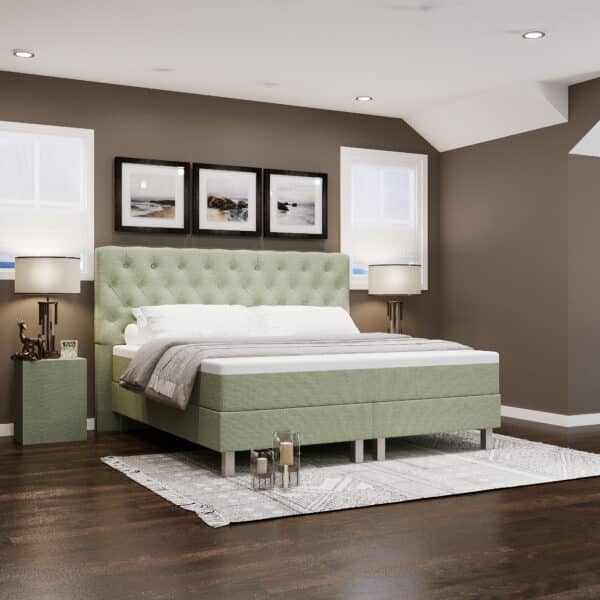 Boxspring XXL Romantic Groen