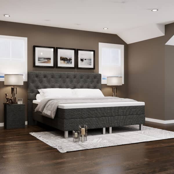 Boxspring XXL Romantic Antraciet