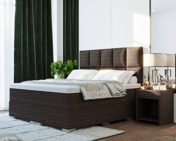 Mondriaan teddy antraciet