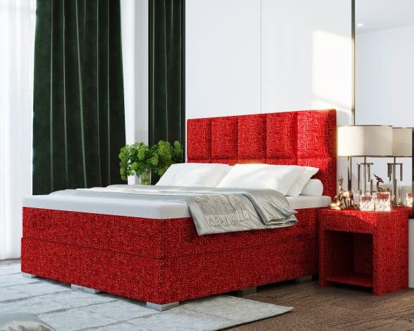 Mondriaan teddy rood