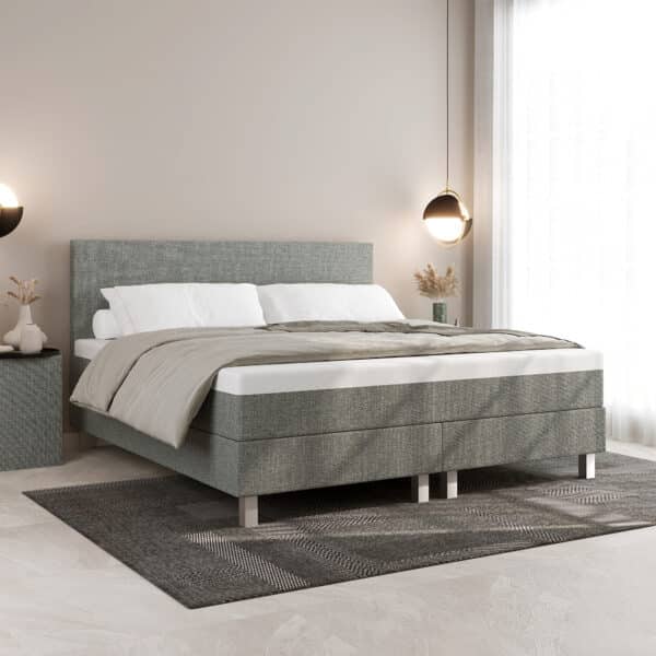 Emma Boxspring Vitaal grijs